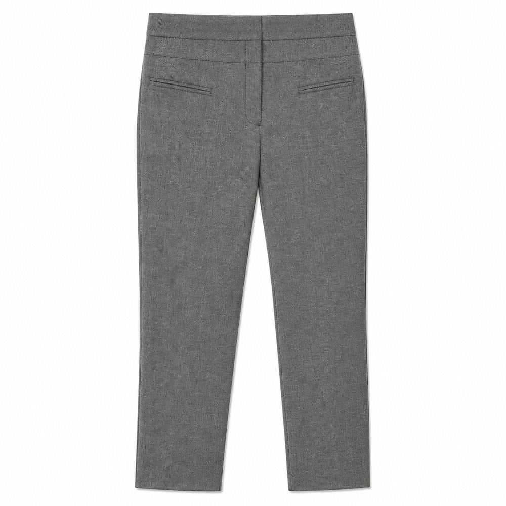 Altuzarra Wool Blend Slim Ankle Pants Gray Herringbone Size 38‎ US 6